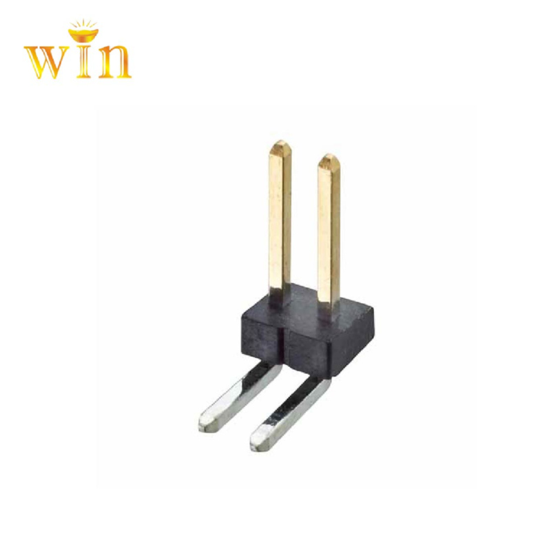 2,54mm 2p/3p/4p tiêu đề pinnhúng góc phải